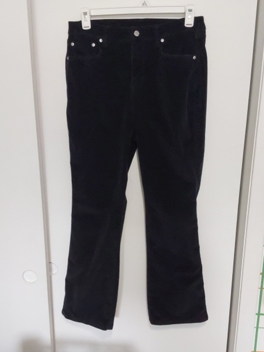 L.L. Bean Black Bootcut Corduroy for Women